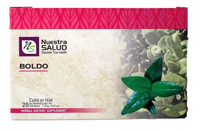 Boldo Leaves Tea Herbal Tea (20 Tea Bags) Detox Cleanser Tea