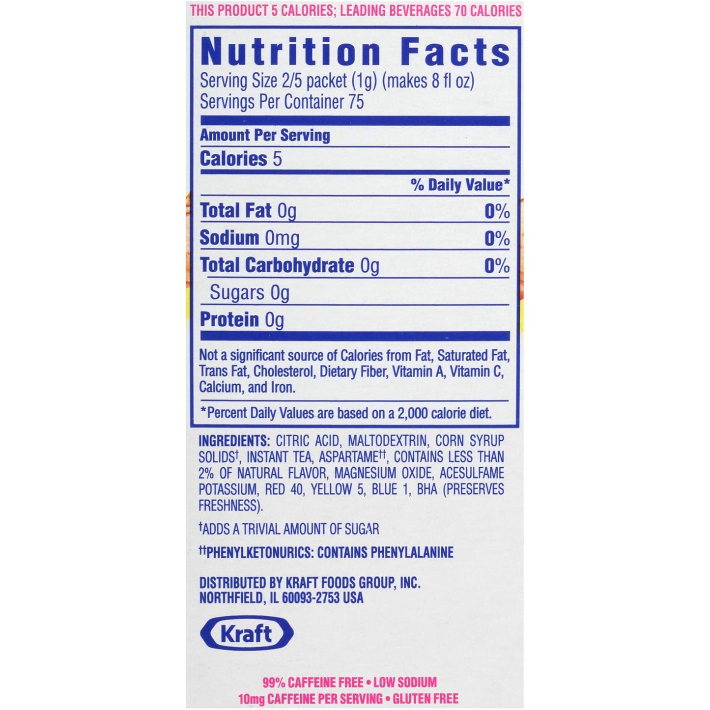 Crystal Light Iced Tea Drink Mix (30 On the Go Packets)