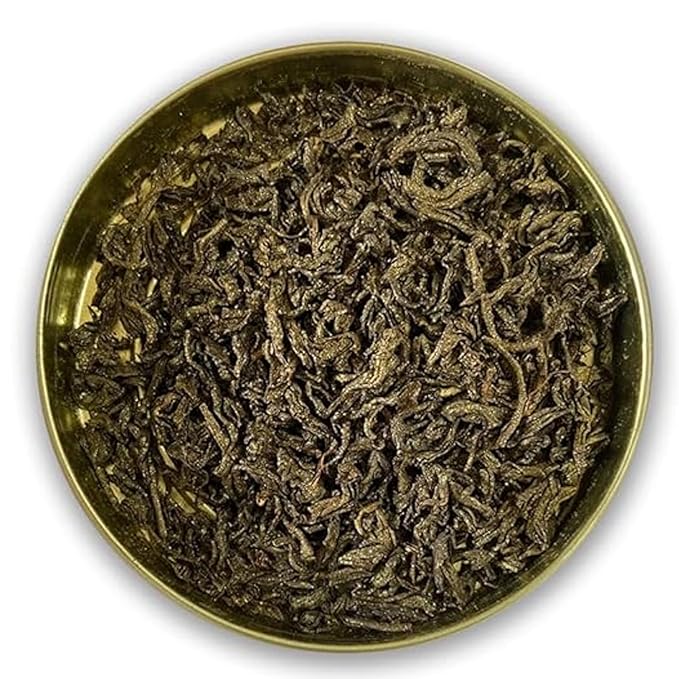 Goodwyn Edible Gold Loose Leaf Black Tea – 25 Cups (50g / 1.76 oz) Premium Assam Black Tea with Edible Gold Dust and Natural Bergamot Flavor, Medium Caffeine, Smooth Aromatic Blend in Reusable Tin, Luxury Gift-Ready Indian Chai