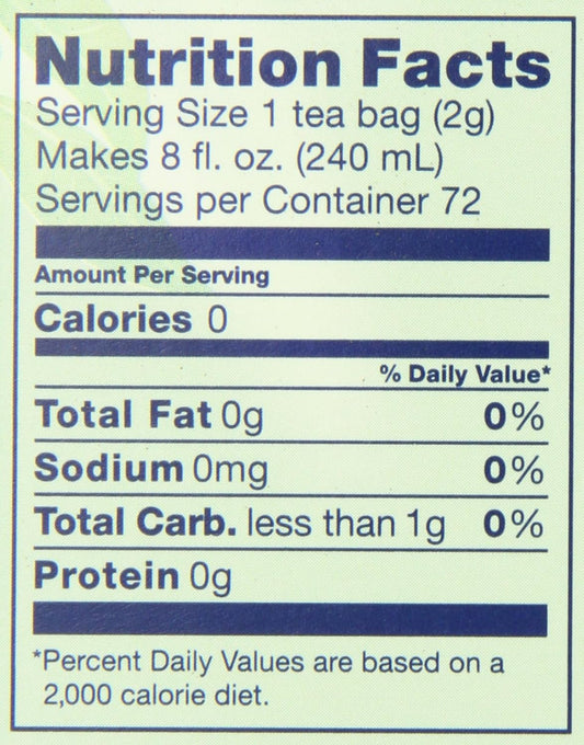 Tetley, Natural Green Tea, 72 Count, Hot or Iced, Light, Refreshing Green Tea
