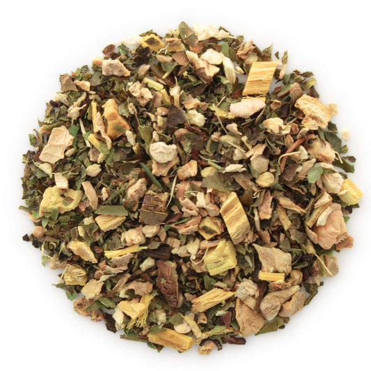 Teabloom Organic White Tea, White Ginger Pear Loose Leaf Tea, Distinctive and Delicate White Tea, USDA Certified Organic and Kosher Certified, 3.53 oz/100 g Canister Makes 35-50 Cups
