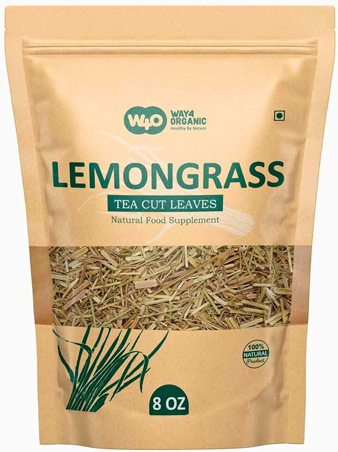 Lemongrass Loose Leaf Herbal Tea, Caffeine Free, 224g (8-ounce), Culinary Use (Pack of 1)