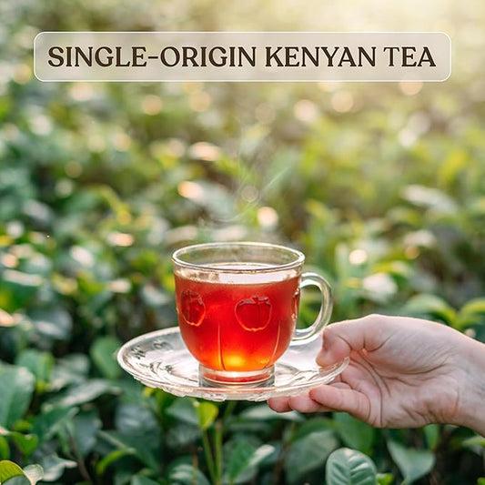 Akina Classic Royal Kenya Black Tea | Magic Fruity Range, Delicate Tea with Vibrant Flavors | Passion & Jasmine Green Tea, Medium-High Body, Helps fight Oxidative Stress, Brisk & Lively, Ideal for Blending, 25 Premium Tea Bags (50g)