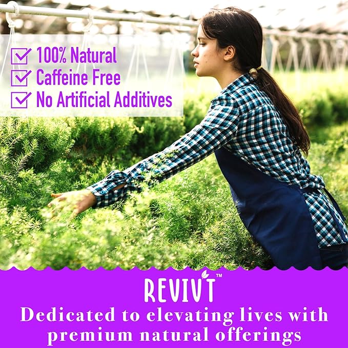 Revivt Herbal Tea - Natural & Digestive Support, Herbal Blends with Milk Thistle, Artichoke, Liquorice, Caffeine Free, 14 Day Supply