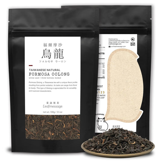 Leafmessage Natural Artisan Tea - Formosa Oolong 福爾摩沙烏龍 フォルモサ ウーロン(100g/3.5oz)