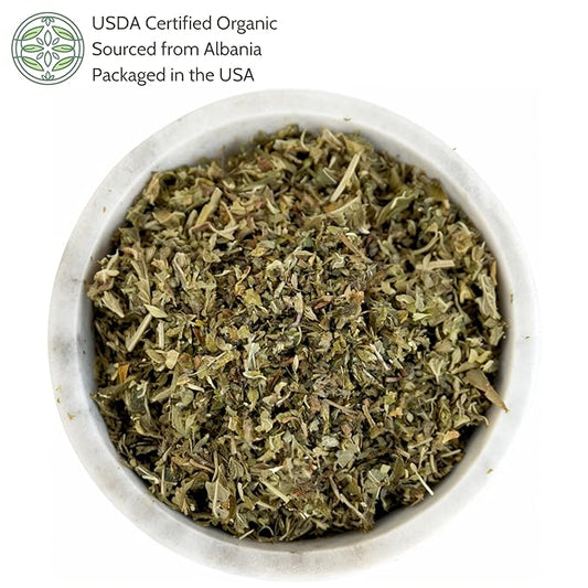 Elanen Naturals Organic Dandelion Leaf 4 oz. (113g), USDA Certified Organic Dandelion Leaf Tea, Diente de Leon Organico Herb, Diente Deleon Hierba, Taraxacum Officinale, Danalion Loose, Cut & Sifted