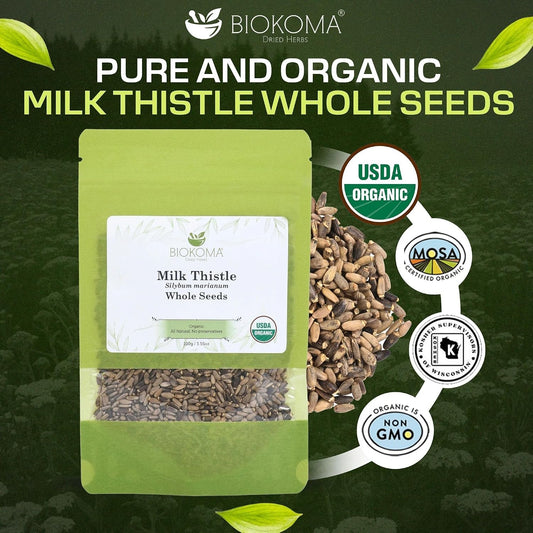 Biokoma Organic Milk Thistle Seeds 3.55 oz