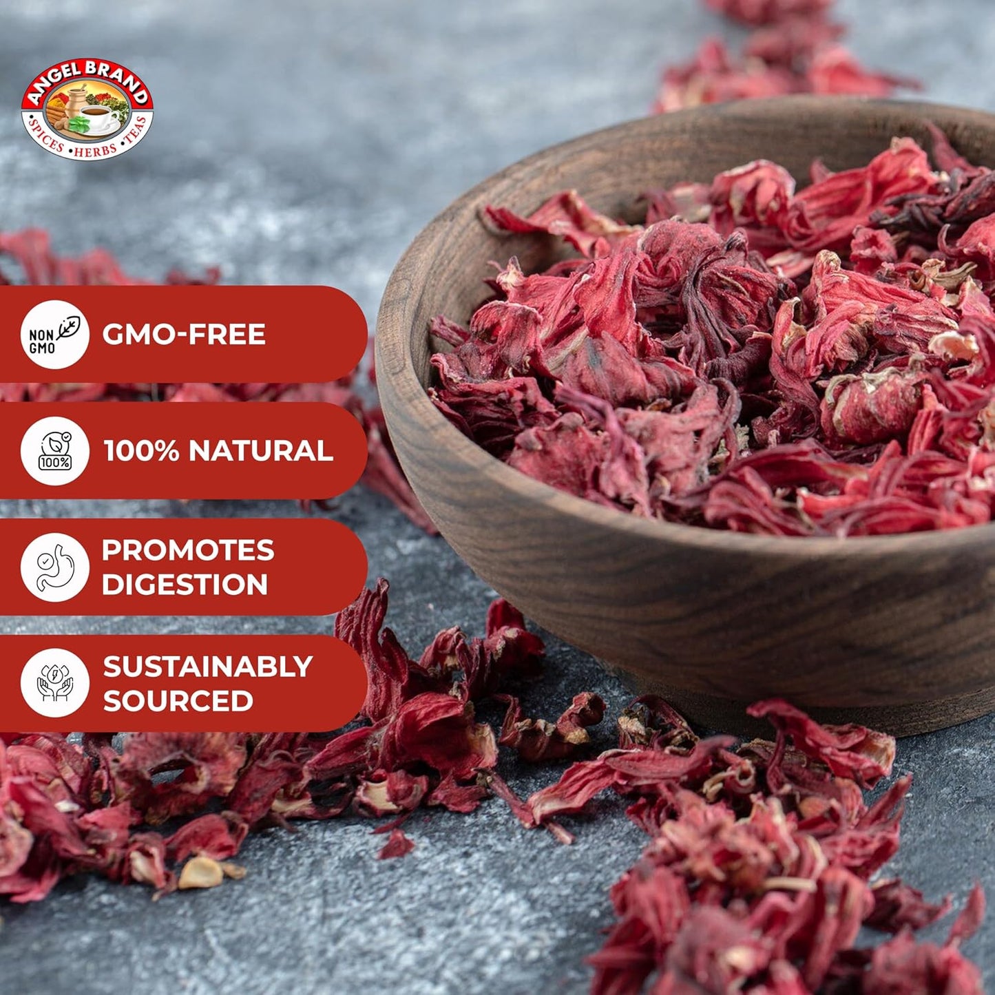 Dried Sorrel Hibiscus Flowers | 4.5 oz | 2 Pack | For Refreshing Tea | Discover the goodness of Sorrel hibiscus tea leaves. Our dried
