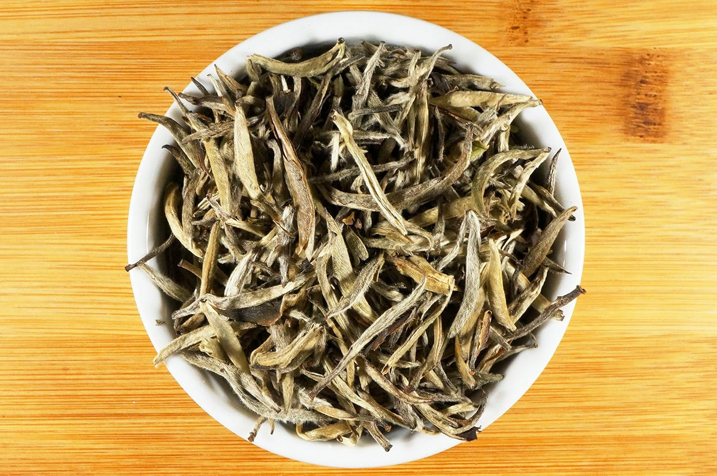 Beantown Tea & Spices - Top Grade Bai Hao YinZhen Silver Needle White Tea Premium Gourmet Loose Leaf Tea. (4 Ounces)