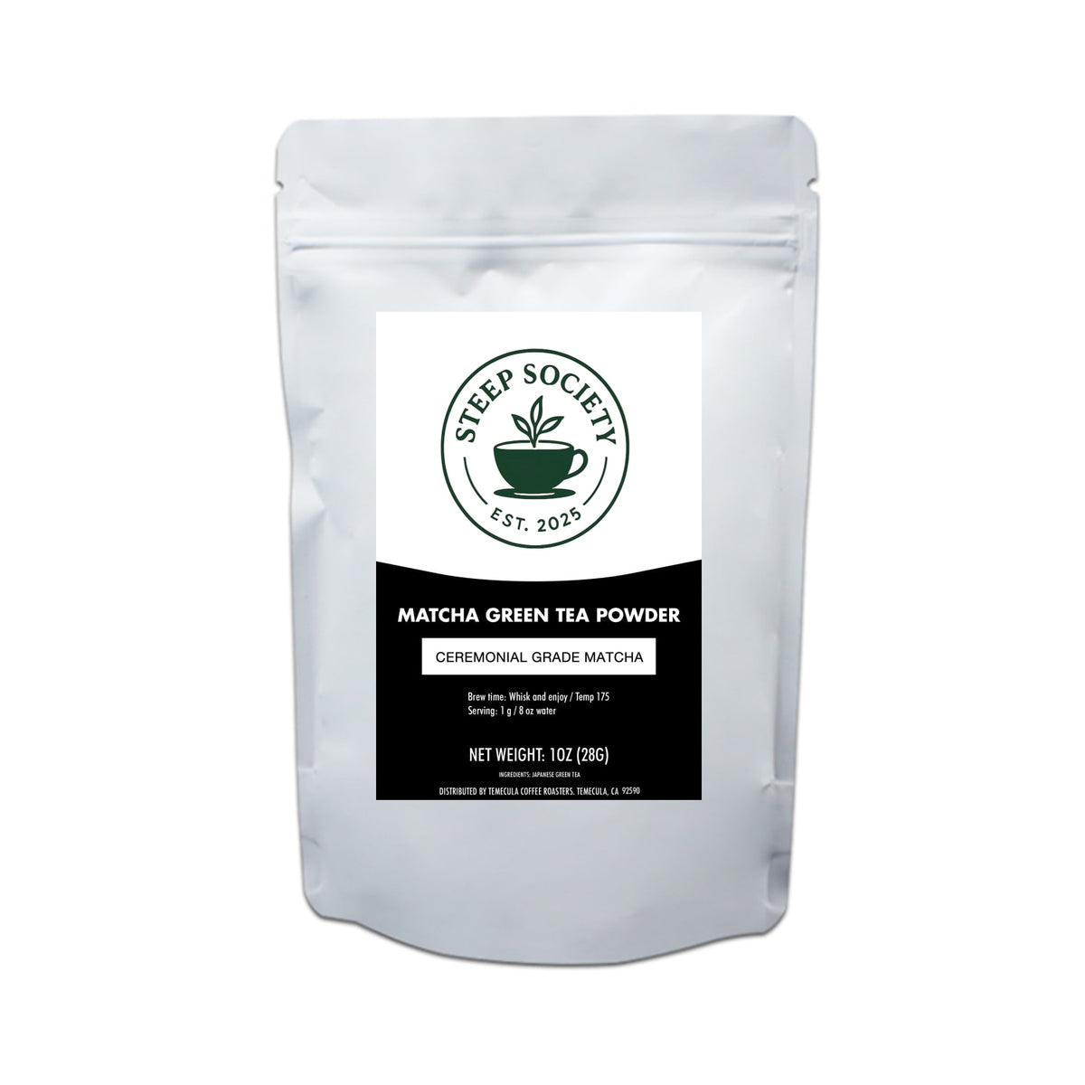 Ceremonial Grade Matcha — Japanese Green Tea Powder, 1 oz