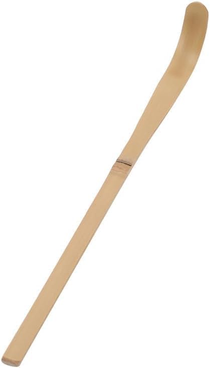 Chashaku Hooked Green Tea Spoon for Tea Ceremony, Tea Scoops,Matcha Spoon, Bamboo Scoop,Coffee, Tea and Espresso (18cm)