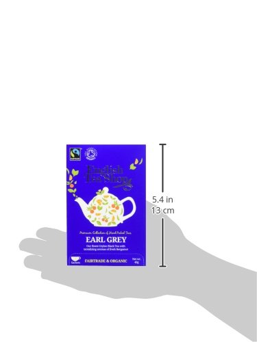 English Tea Shop Earl Grey 20 Sachet Tea Bags, 40 Gram (Pack of 6)