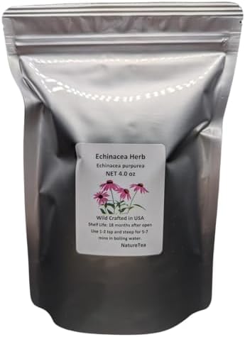 Echinacea Herb - Echinacea purpurea Loose Leaf C/S 100% from Nature (2 oz)