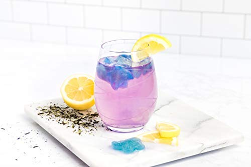 Teami Pure Butterfly Pea Flower Tea - Blue & Purple Dried Butterfly Pea Flower Supports Health and Beauty - Caffeine-Free Hand Selected Jasmine Infused Premium Tea - 30 servings per bag