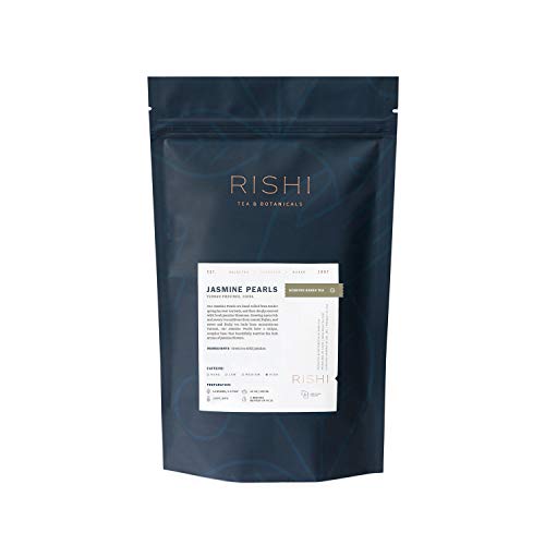 Rishi Tea Peach Blossom White Herbal Blend - Organic & Low Caffeine Loose Leaf Tea - 8.81 Ounces, 32+ Servings