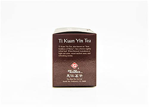 TenRen Ti Kuan Yin Oolong Tea (20 tea bags, individually sealed)