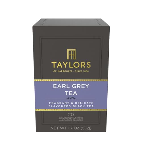 Taylors of Harrogate Spiced Christmas, Holiday Black Tea, Individually Wrapped Bags, 20 Count (Pack of 6), Deep, Festive and Spiced, Caffeinated, Enjoy Hot or Iced, 120 Teabags