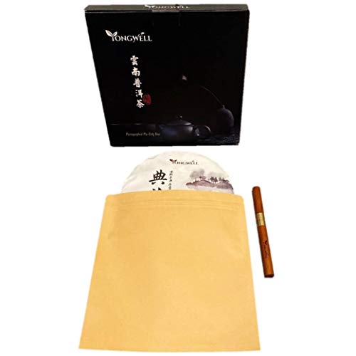 2013 Premium Yunnan Fermented Pu Erh Compressed Tea Cake - 357g (12.3oz) Free Tea Knife, Beautiful Gift Packaging