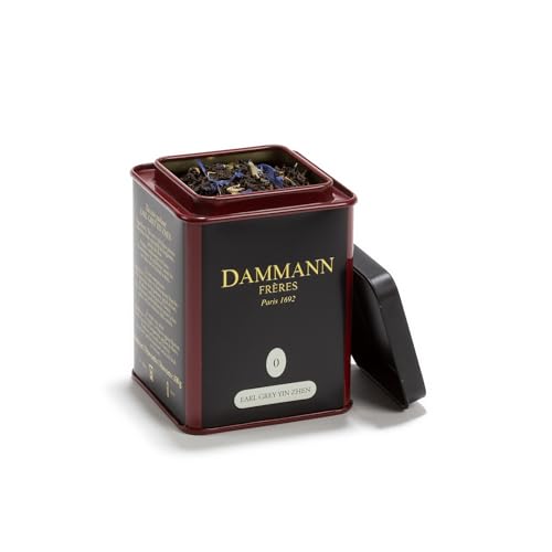 Dammann Freres Loose Leaf, Week-end à Paris, Premium Gourmet French Oolong Tea, Blend Cherry Blossom, Peach Blossom, Almond, Rose Flavors, 3.52 Ounce Tin
