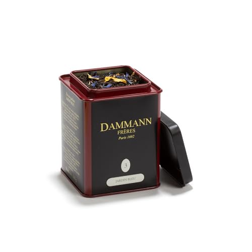 Dammann Freres Loose Leaf, Week-end à Paris, Premium Gourmet French Oolong Tea, Blend Cherry Blossom, Peach Blossom, Almond, Rose Flavors, 3.52 Ounce Tin