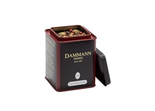 Dammann Freres Loose Leaf, Week-end à Paris, Premium Gourmet French Oolong Tea, Blend Cherry Blossom, Peach Blossom, Almond, Rose Flavors, 3.52 Ounce Tin