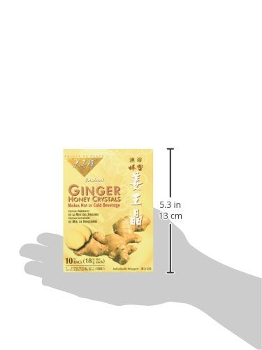 Prince Of Peace Ginger Honey Instant Crystal Tea - 10 bags per pack - 6 packs per case.