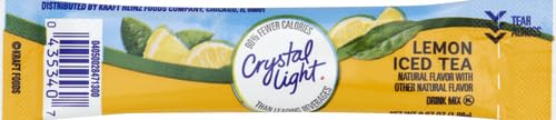 Crystal Light Powdered Drink Mix, Sugar Free Lemon Iced Tea, 0.07 oz