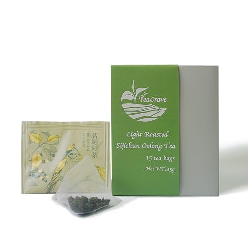 Teacrave, Qilai High Mountain Oolong Tea Loose Leaf 57g (2 OZ) | Taiwan Oolong Tea | Loose Leaf Tea