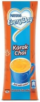 Nestle Everyday Karak Chai Instant Tea Mix, 10 Sachets Box (17g Each), Rich & Creamy Milk Tea