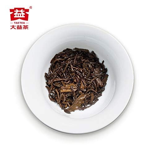 TAETEA Yunnan 7572 Classic Ripe Pu-erh Tea, Aged Puerh Pu'er Tea Cake Black Tea for Daily Drink and Gift 150g / 5.29oz (Ripe)