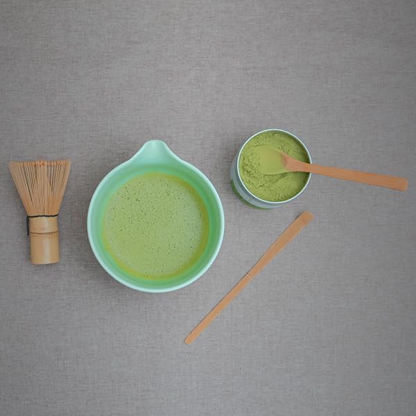 Joyscale Bamboo Matcha Whisk Set, Chasen, Scoop(Chashaku), Tea Spoon, Bamboo Whisk for Matcha Tea, Matcha Chasen For Tea Lover Gifts