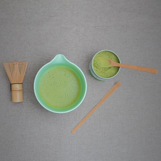 Joyscale Bamboo Matcha Whisk Set, Chasen, Scoop(Chashaku), Tea Spoon, Bamboo Whisk for Matcha Tea, Matcha Chasen For Tea Lover Gifts