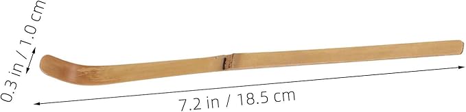 Generic 4pcs Matcha Bamboo Scoop - 7.27'' Traditional Japanese Tea Ceremony Utensil