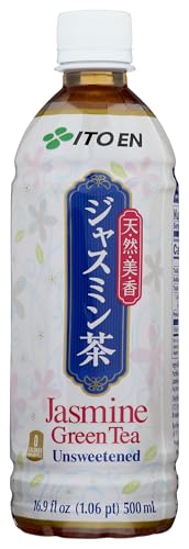 Ito En Jasmine Green Tea Unsweetened 16.9 Fluid Ounce (Pack of 12), 0 Calories…