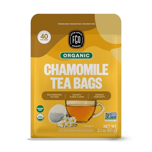 FGO Organic Jasmine Pearl Green Tea, Four Ounce, Loose Leaf, Resealable Bag, Packaging May Vary (Pack of 1)