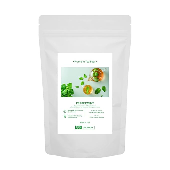 ONDAMGO White Peppermint Tea 30T Warm Tea 1.05oz / 페퍼민트차