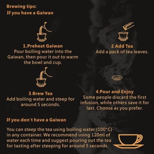 PeakRhyme Handpicked Tea Gift Box, Oolong Tea, Loose Leaves, Wuyi Rock Tea, 2023 Batch ShuiXian, 5.2OZ (150g), 18 Packs