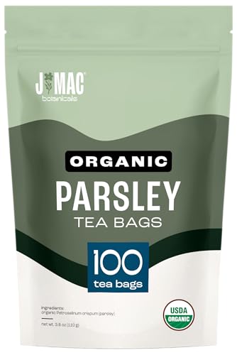J Mac Botanicals, Organic Lemongrass Tea Bags (50 Count) - Certified by Organic Certifiers, Inc. - Quality Tea From Nile Valley, Egypt, Packaged in the USA