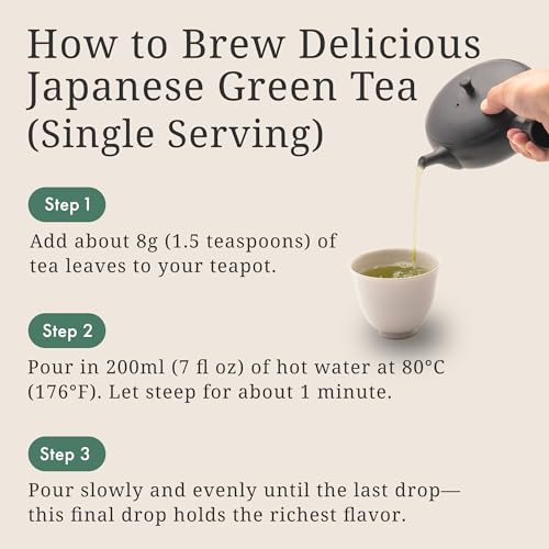 Sweet & Delicious Sencha from Kagoshima – Japanese Loose Leaf Green Tea, 100-Year Legacy, Roasted by Tea Masters, 2.28oz / 80g – KAZAEMON Tea