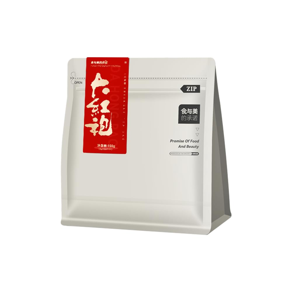 Da Hong Pao Oolong Tea Bags (50 Count) – Premium Chinese Rock Tea, Smooth Roasted Flavor, Natural Energy & Digestive Support, Antioxidant Wellness Tea, Hot & Iced Brew
