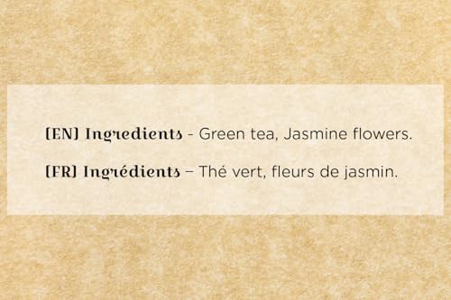 Denise's Fine Tea, USDA Organic, Jasmine with Flower, Green Tea, Loose Leaf (100g)