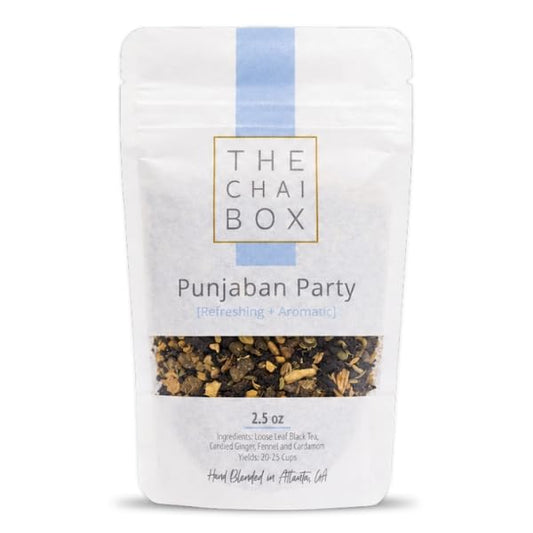 The Chai Box Traditional Ginger & Fennel Chai - 100% Organic Black Tea