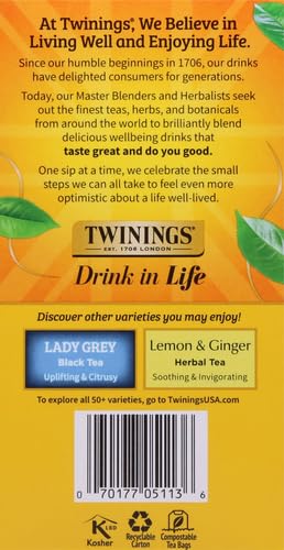 Twinings Earl Grey Black Tea, 50 ct