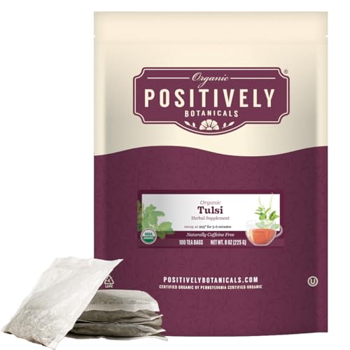 Organic Positively Botanicals Company, Echinacea Purpurea, Herbal Tea Loose Leaf Botanical, 16 Ounce