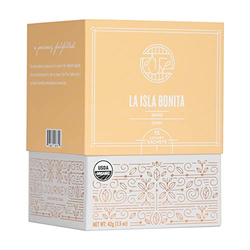 Journey Teas - La Isla Bonita - White Tea - 15 Silk Sachets