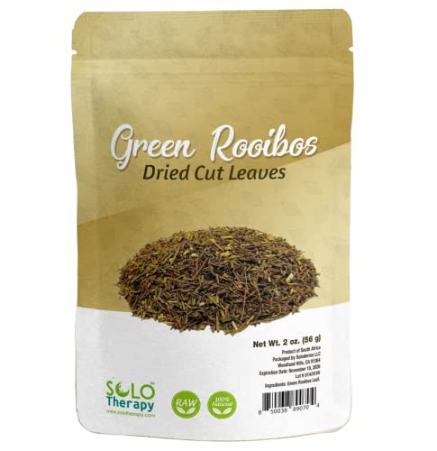 Green Rooibos Tea, 2 ounces Resealable Bag, Green Rooibos Tea Loose Leaf, Product of South of Africa