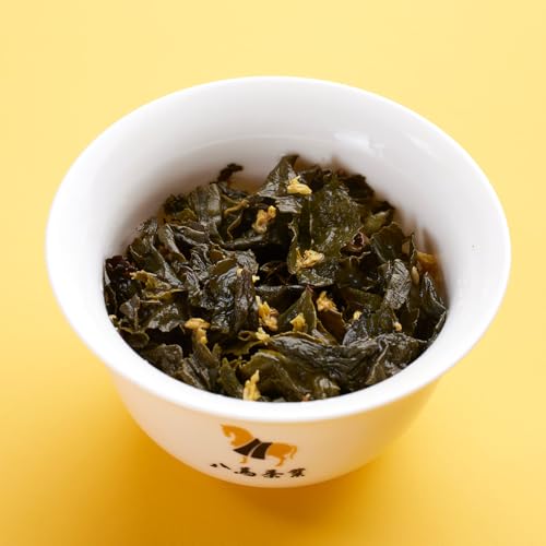 BAMATEA Osmanthus Oolong Tea Loose Leaf - 30 individua Bags - Chinese Loose Leaf Oolong Tea from Anxi High Mountain 210g(7.41oz)