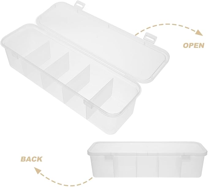 Elegant Tea Bag Holder Container and Sugar Packet Organizer with Lid Compact Storage Box for Kitchen Office Coffee Shops and Milk Tea Stores