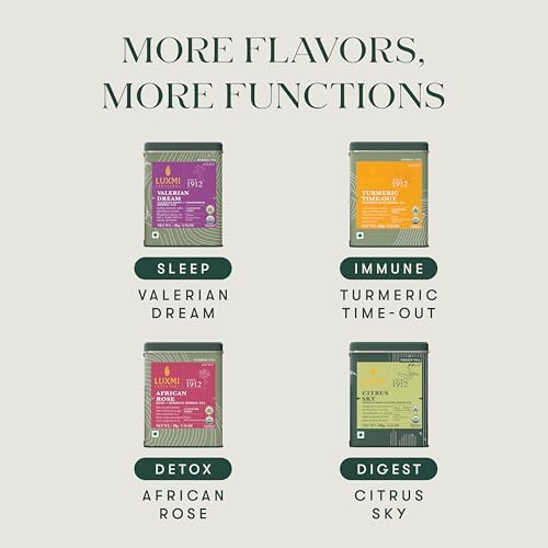 Luxmi Estates Turmeric Time-Out Herbal Loose Tea 100g Pack