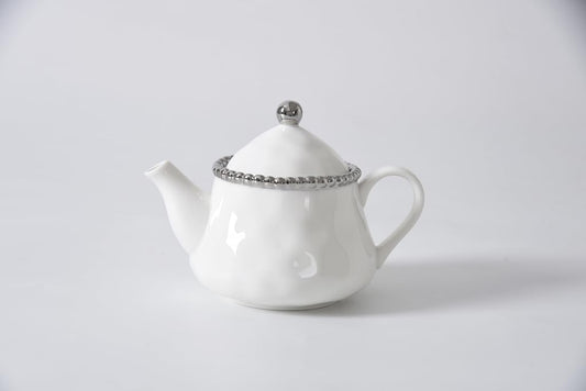 Pampa Bay Salerno Tea Pot with Cover, 16 oz, 6.75 × 4.75 × 5.75 inches
